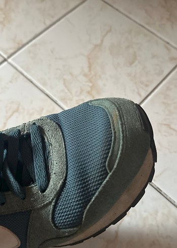 Mavi Bağcıklı Kadın Spor Ayakkabı - Görsel 8