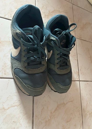 Mavi Bağcıklı Kadın Spor Ayakkabı - Görsel 4