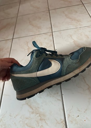 Mavi Bağcıklı Kadın Spor Ayakkabı - Görsel 7