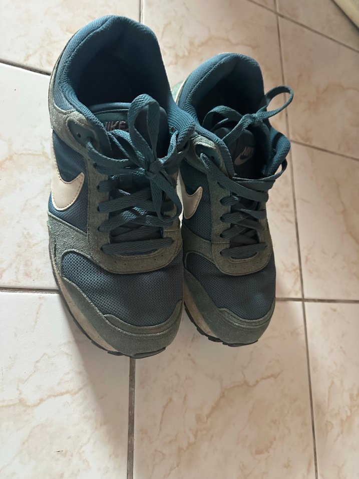 Mavi Bağcıklı Kadın Spor Ayakkabı - Görsel 4