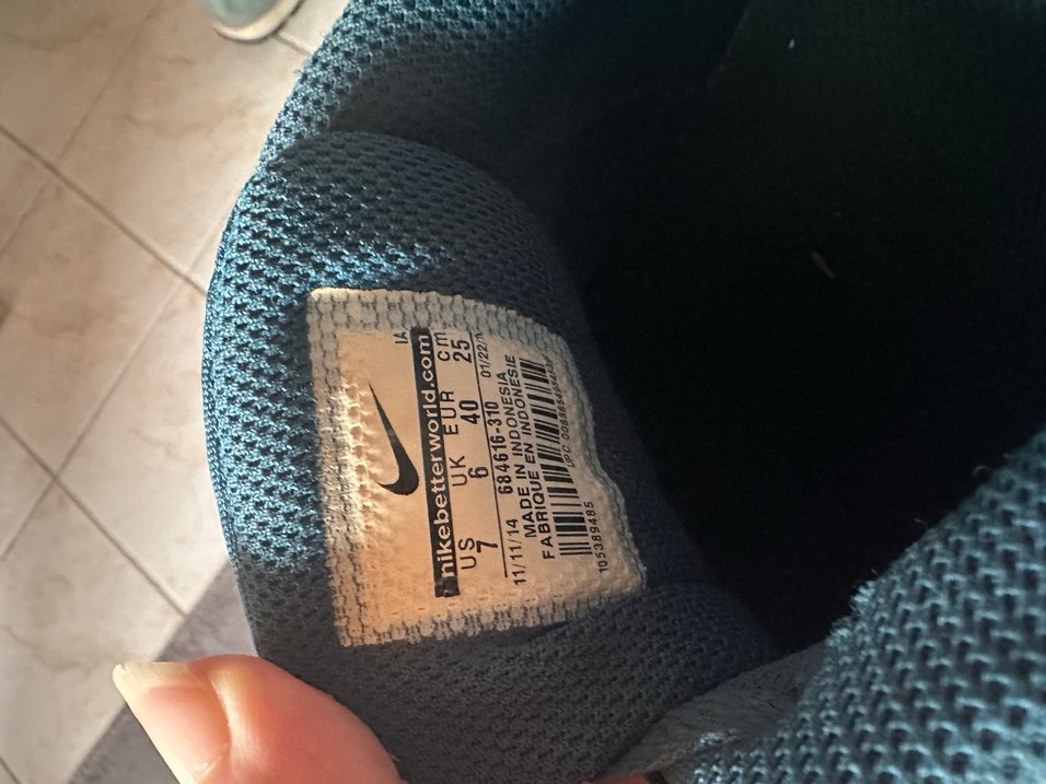 Mavi Bağcıklı Kadın Spor Ayakkabı - Görsel 3