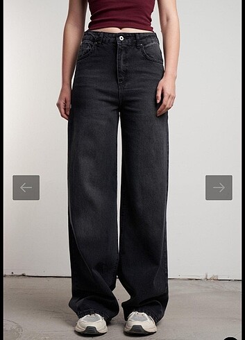 34 Beden Jean bol paca pantolon