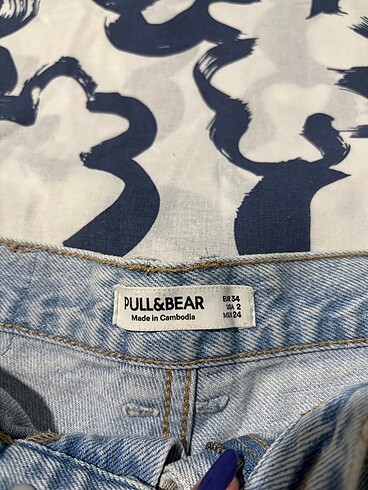 34 Beden Pull&Bear Kot Şort