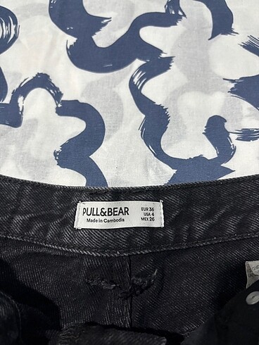 36 Beden Pull&Bear Kot Şort