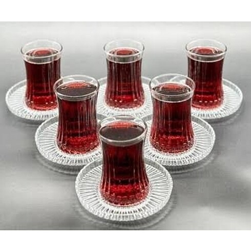Paşabahçe 12 parça elysia çay bardağı seti