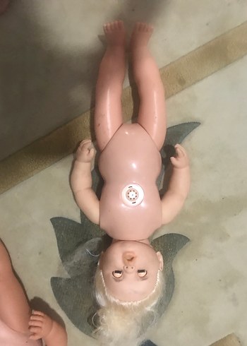 Sesli çalışıyor büyük boy oyuncak bebek
