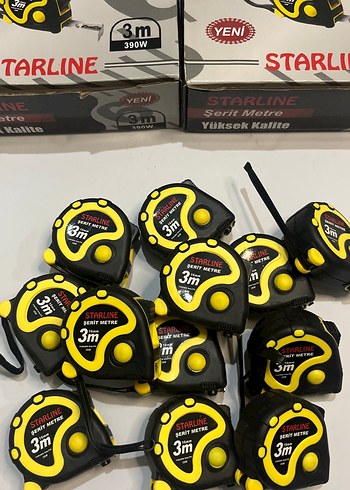 Starline Şerit Metre 3 m  Dayanıklı  Hassas Ölçüm - Görsel 2