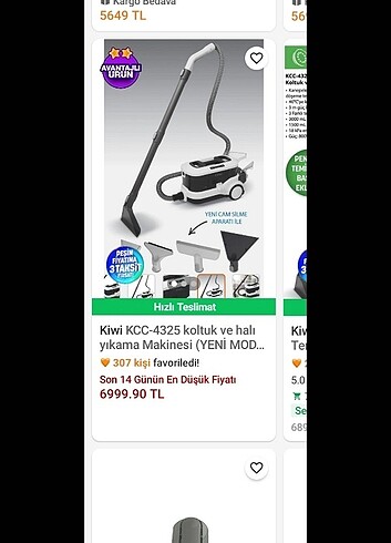Kiwi kcc4325w hali yıkama makinesi
