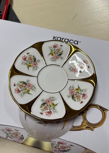 Karaca SÖKE 2 Kişilik Altın Renkli Espresso Fincan Seti - Görsel 6