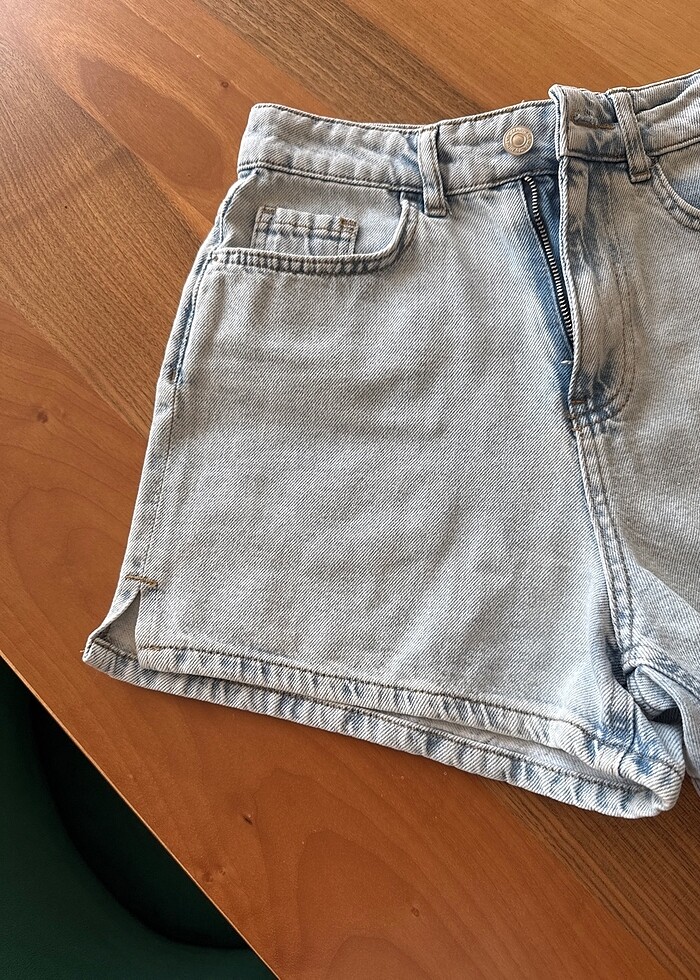 Jean kot şort defacto - Görsel 2
