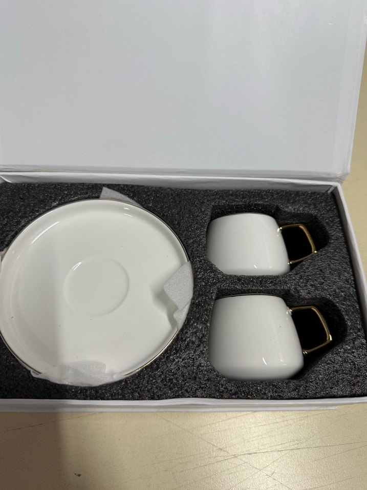 Karaca Saturn 2 Kişilik Beyaz Espresso Fincan Seti 1 - Görsel 2