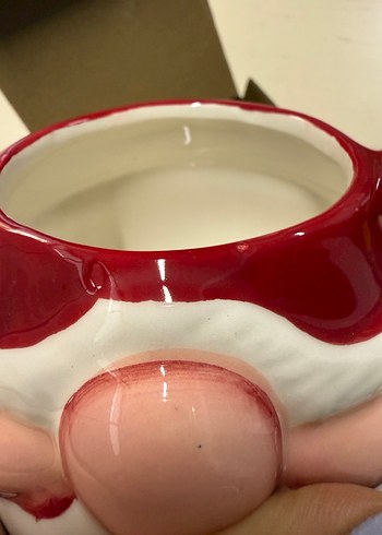 Karaca Pastel Kırmızı Noel Baba Kupa - Görsel 4