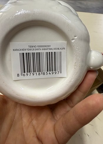 Karaca Pastel Kırmızı Noel Baba Kupa - Görsel 2