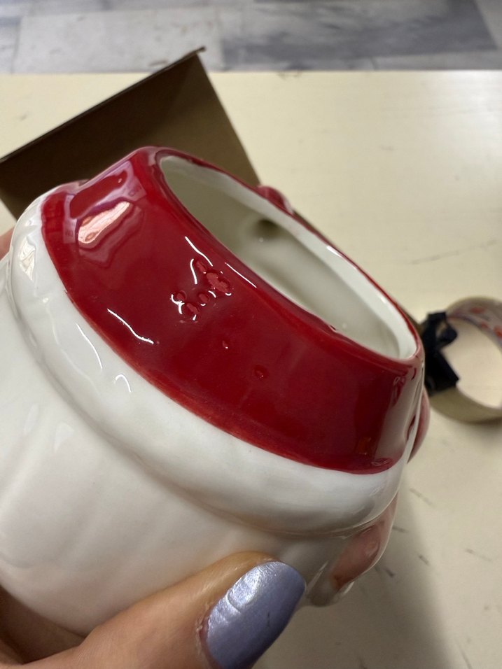 Karaca Pastel Kırmızı Noel Baba Kupa - Görsel 3