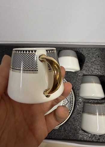 Karaca globe 5 kişilik kahve fincanı. - Görsel 4