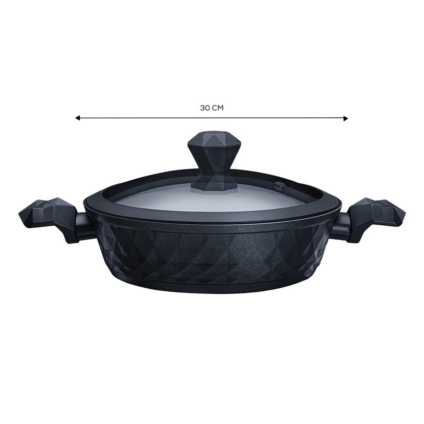 Karaca Biodiamond Antibakteriyel Kulp İndüksiyon Tabanlı 30 Cm - Görsel 2