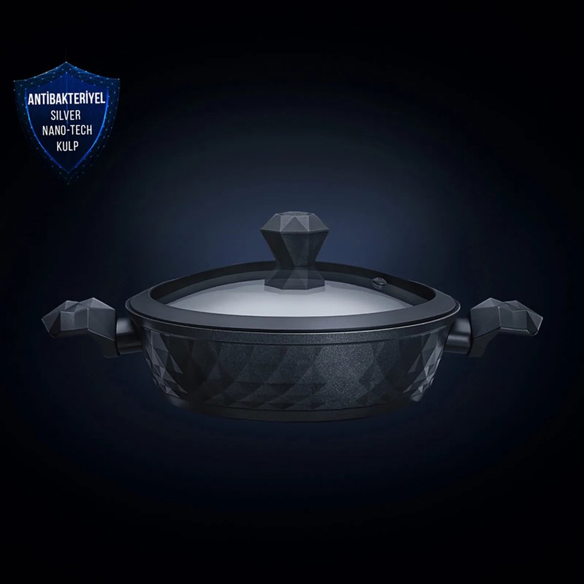 Karaca Biodiamond Antibakteriyel Kulp İndüksiyon Tabanlı 30 Cm - Görsel 3