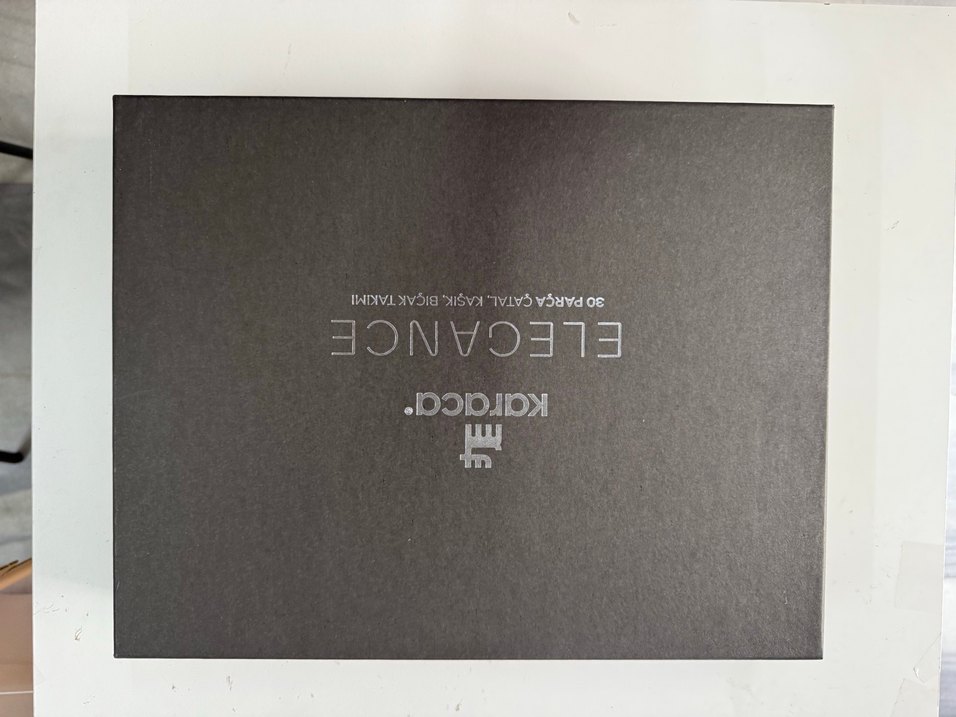 Karaca Orion 30 Parça 6 Kişilik Çatal Kaşık Bıçak Takımı Black - Görsel 5