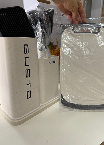 Karaca Gusto Krem 12 Parça Bıçak Servis Kesme Tahtası Seti - Görsel 6