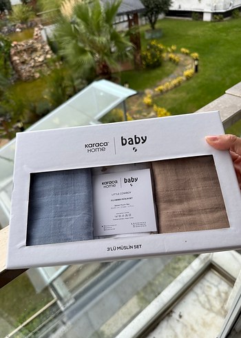 Karaca Home Bebek 3lu Muslin Seti