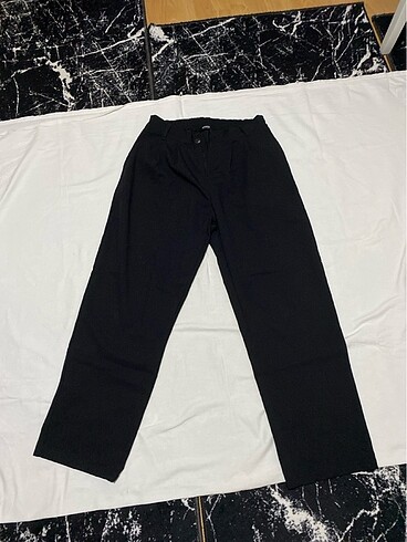 Siyah oversize keten