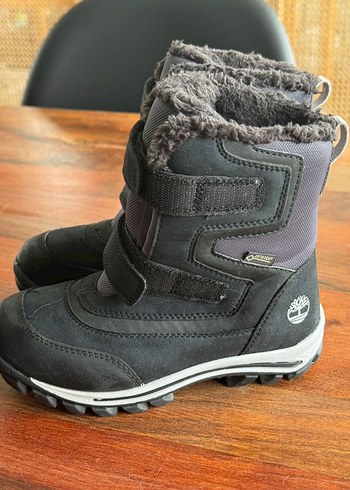 Timberland Siyah Cocuk Kar Botu Goretex