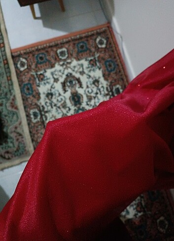 m Beden bordo Renk Abiye