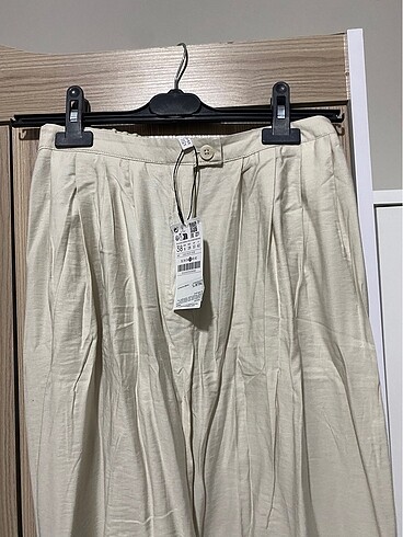 m Beden Stradivarius palozzo keten pantolon