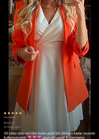 Beyaz Mini Drapeli Mezuniyet, Nikah, Bride, Nişan Elbisesi - Görsel 2