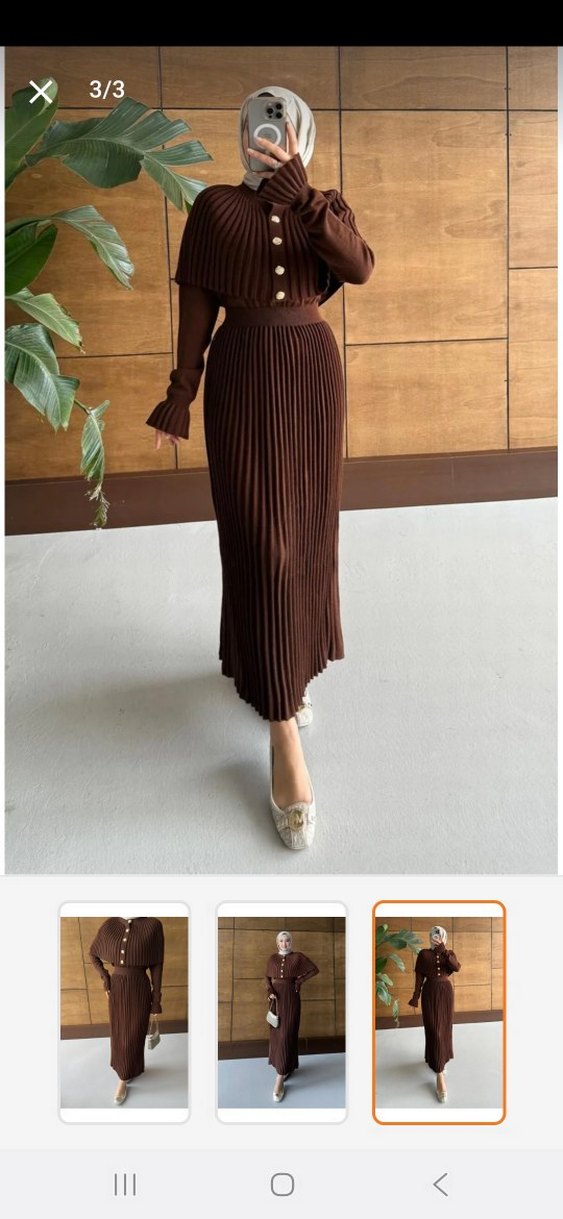 elbise panço triko takım - Görsel 2