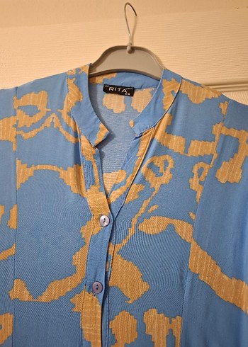 viskon kumaş elbise - Görsel 4