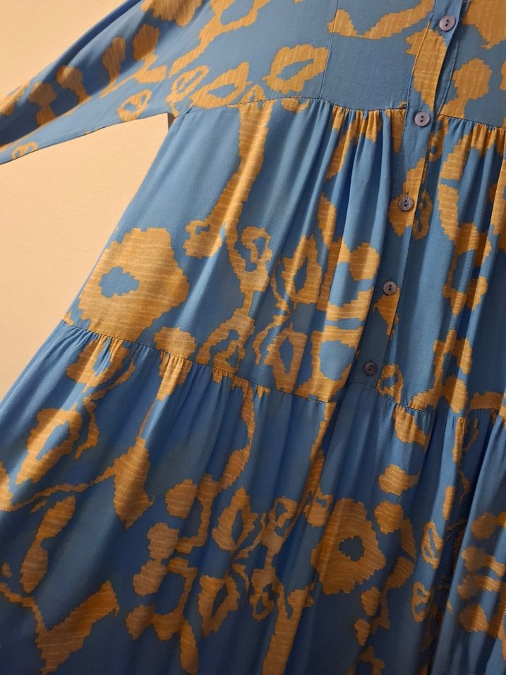 viskon kumaş elbise - Görsel 3