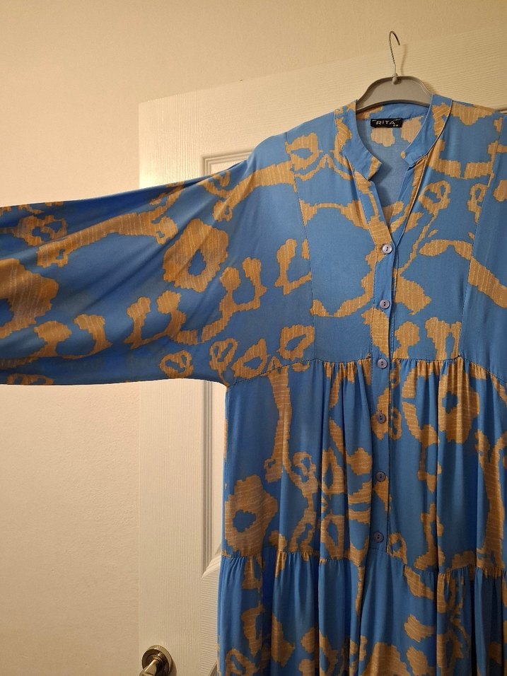 viskon kumaş elbise - Görsel 5