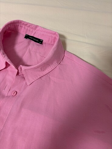 Trendyol & Milla Pembe oversize gömlek