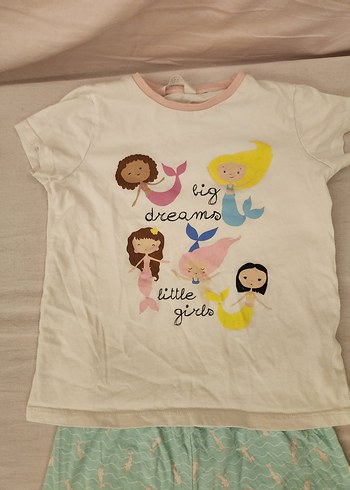 Penti Kız Çocuk Kısa Kollu Pamuklu Pijama Takımı