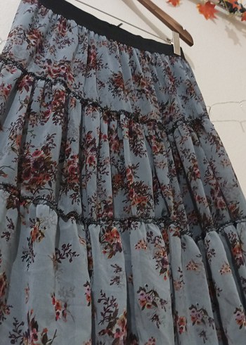 yazlık efil efil EFSANE A KALİTEDE MİDİ ETEK - Görsel 2