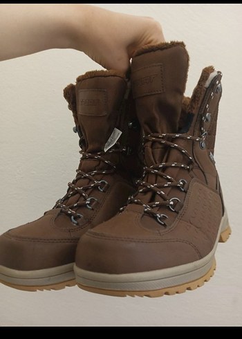 Kahverengi Kürklü Süet Kadın Bot - Görsel 2