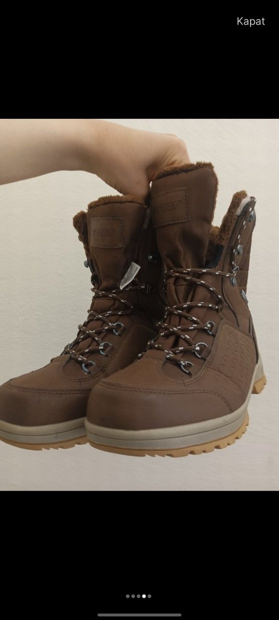 Kahverengi Kürklü Süet Kadın Bot - Görsel 2