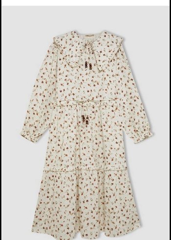 manuka çicekli elbise - Görsel 3