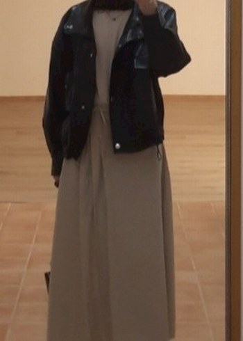 siyah deri ceket - Görsel 3