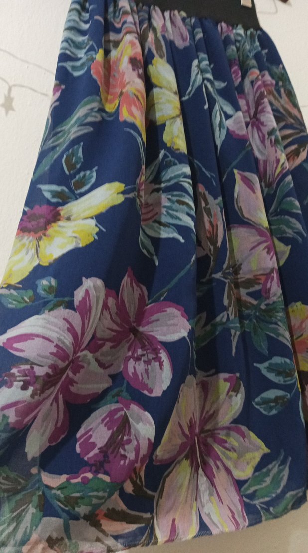 Bohem Tarzı Midi Pilili Kadın Etek yazlık efil efil EFSANE - Görsel 2