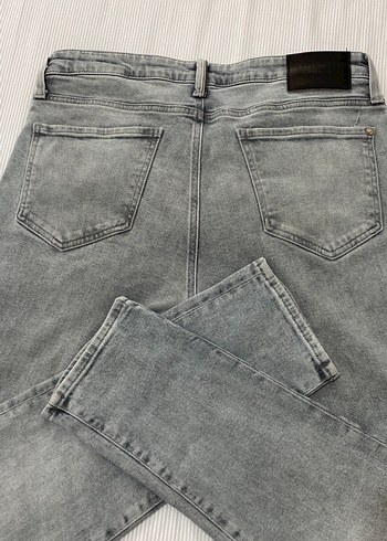 Gri Regular Fit Erkek Denim Pantolon - Görsel 4