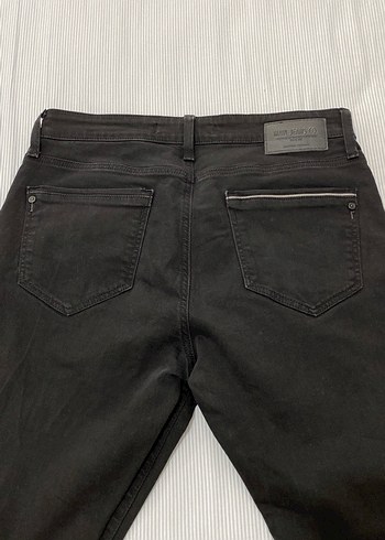 Siyah Regular Fit Denim Erkek Kot Pantolon - Görsel 5