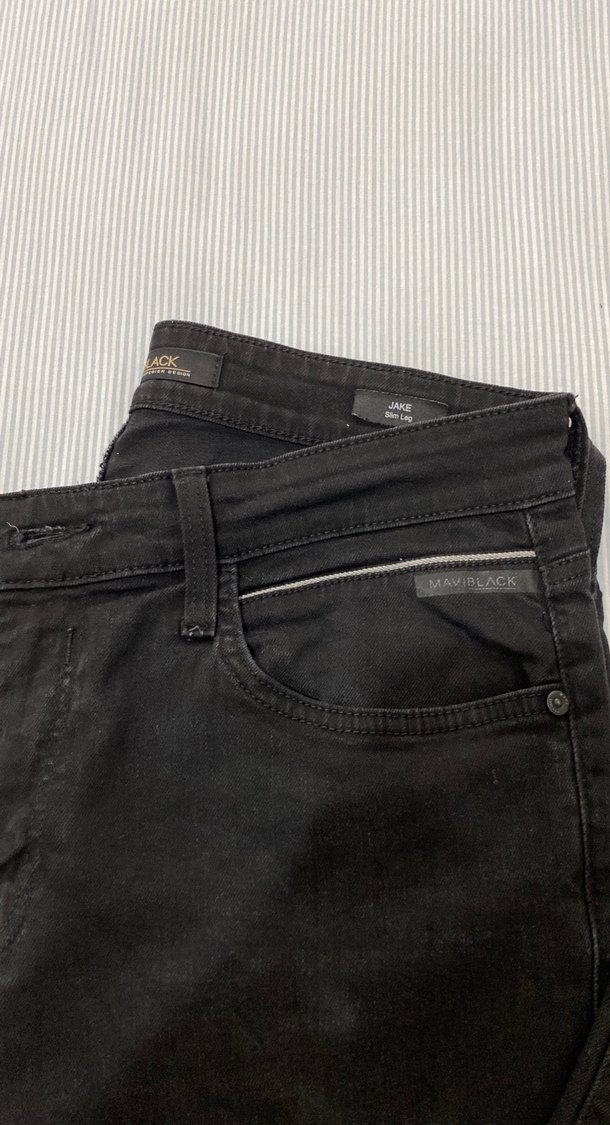 Siyah Regular Fit Denim Erkek Kot Pantolon - Görsel 2