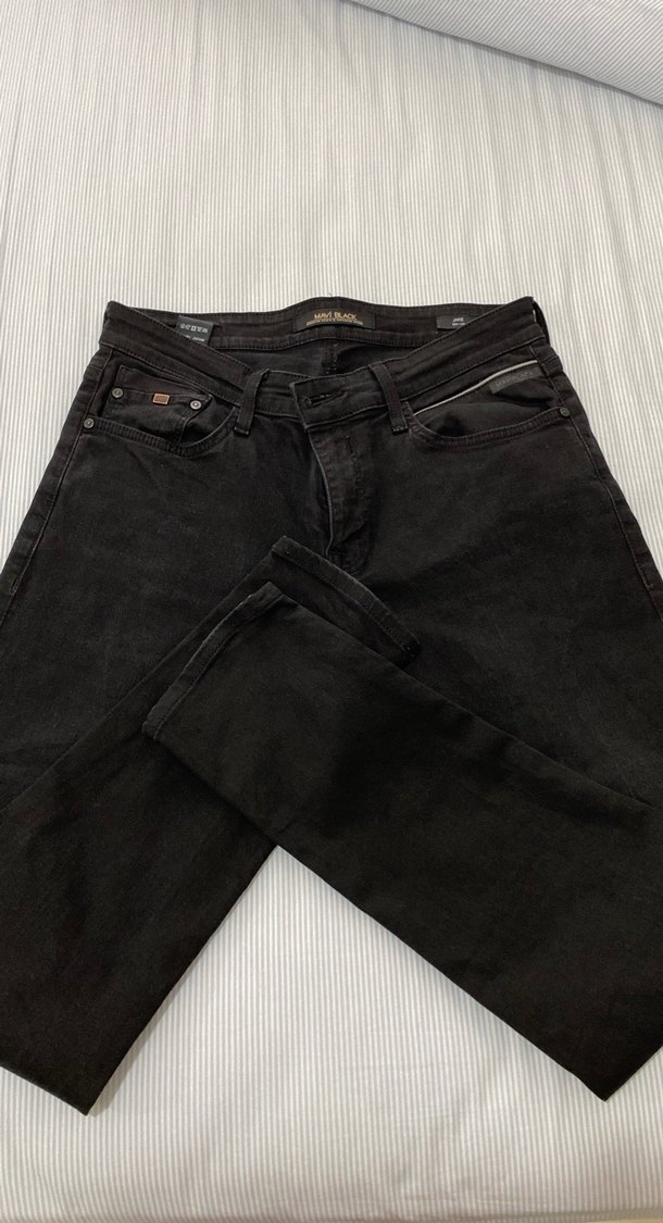 Siyah Regular Fit Denim Erkek Kot Pantolon - Görsel 4