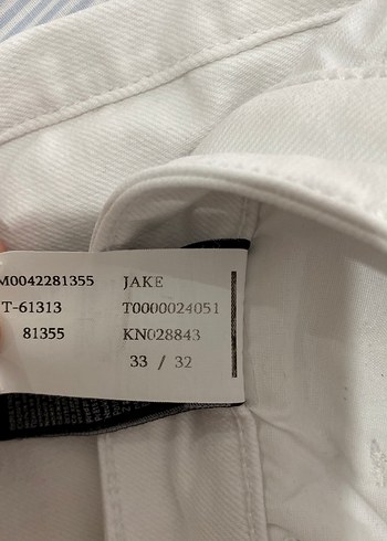 Erkek beyaz pantolon - Görsel 4