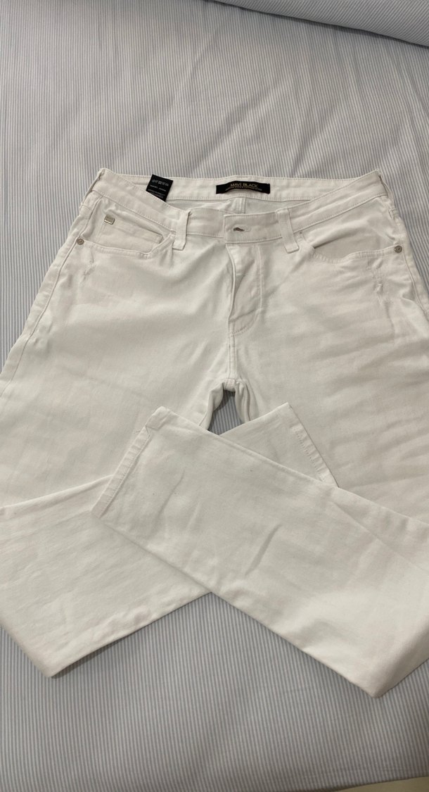 Erkek beyaz pantolon - Görsel 2