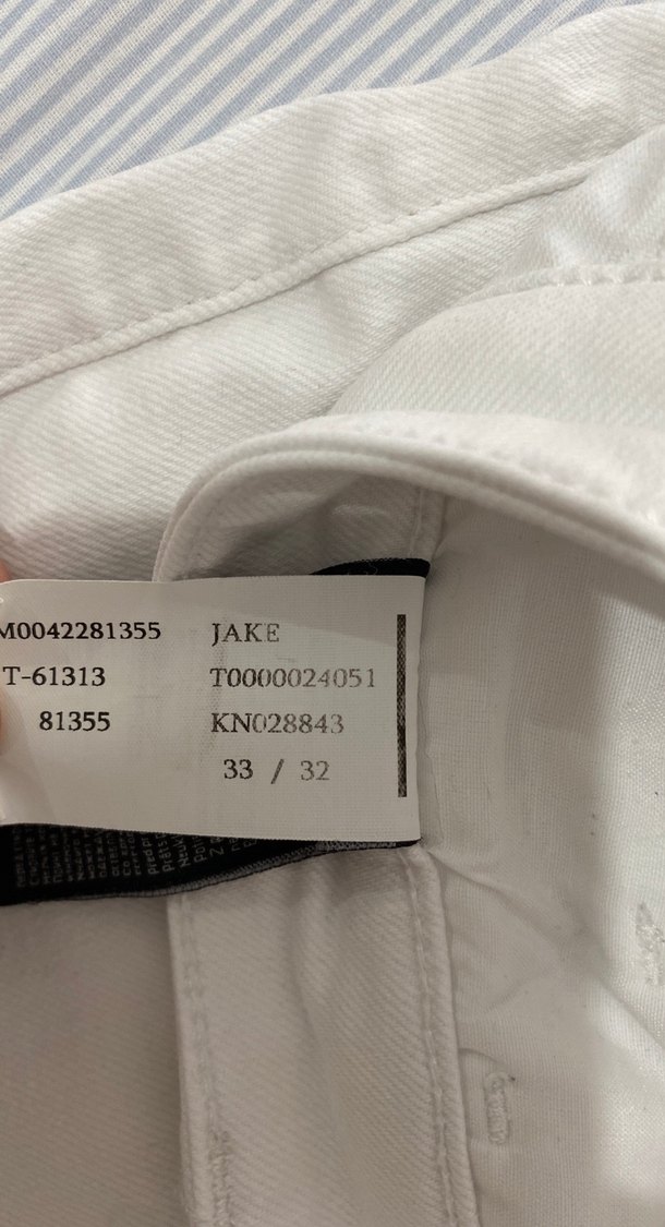 Erkek beyaz pantolon - Görsel 4