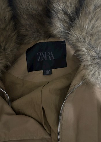 Zara Taba Renkli Kürklü Kadın Ceket - Görsel 3