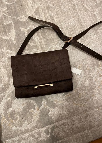 H&M Kahverengi Kemerli Kadın Çanta - Görsel 5